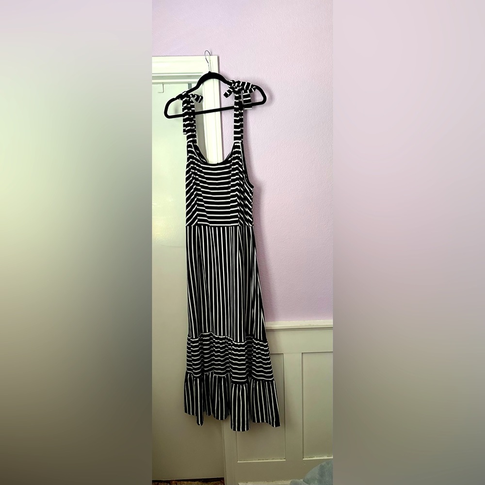 Black and white sundress